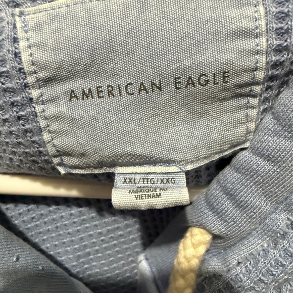 American Eagle Thermal Button Down Hoodie - Picture 3 of 3